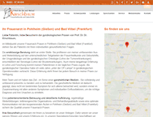 Tablet Screenshot of kirschbaum-gynaekologie.de